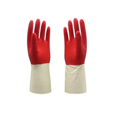 Picture of Half Hand Kitchen Gloves one Pair  Orange -Orange