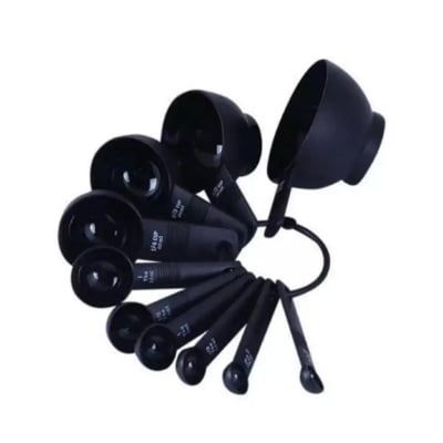 Picture of Plastic Heavy Duty Measuring Spoon - Black -Black