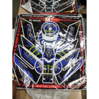 Picture of Yamaha V2 And V3 Full Set Tank Pad Ambos - Black