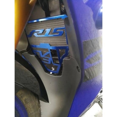 Picture of Yamaha R15 V3 Radiator Guard Motorcycle Soft Aluminum Radiator Guard Grille Protector Bezel Cover Water Tank Shield Accessories