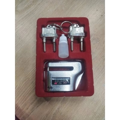 Picture of Double Key Anti-Acid Security Duel Hydraulic Lock For Motorcycle - Silver