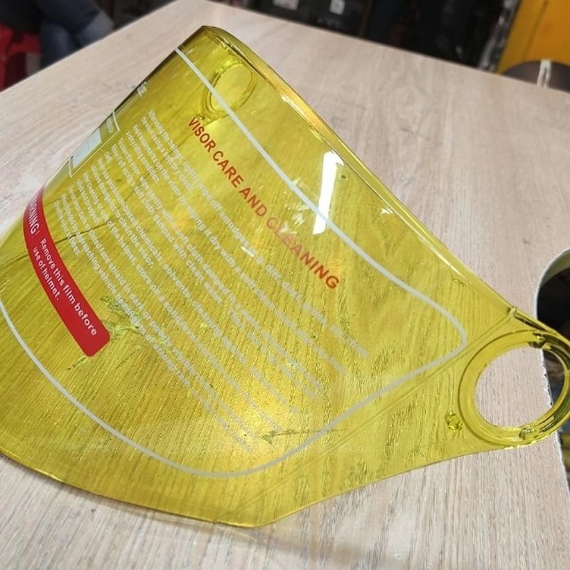 Picture of Mibk Helmet Visor Glass 603 Night Vision Glass -  Yellow