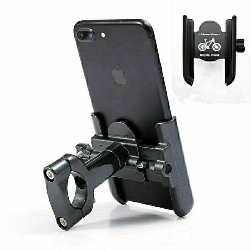 Picture of Aluminum Alloy Bike Mobile Phone Holder Stand Gold An Color - Phone Stand - Gold