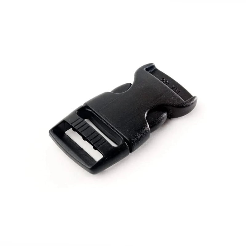 Picture of 2 Set Helmet Strap Clip Fast Buckles Helmet Buckle Lock Safety For Motorcycle Bike Helmet -  Black