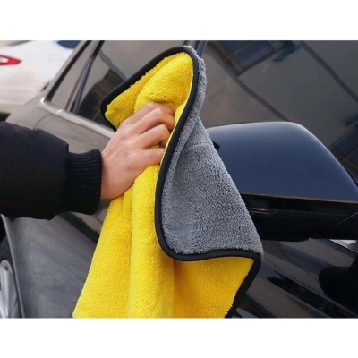 Picture of Micro Fiber Car Bike Towel Double Layer (14''X11''Inc) - Multicolor