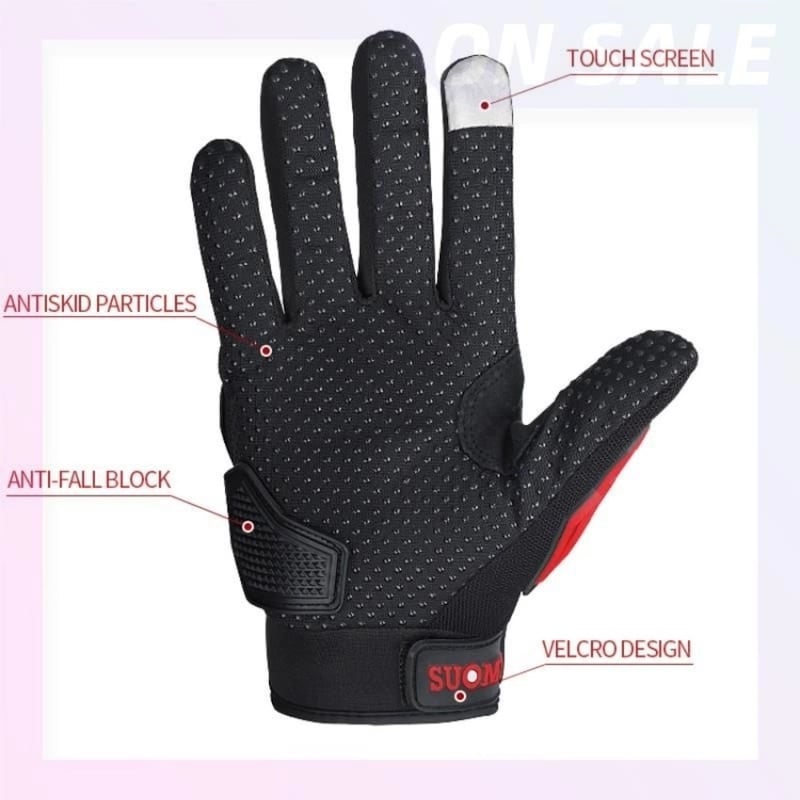 Picture of Suomi Full Finger Hang Gloves Su-33 (Size-2XL) - Black