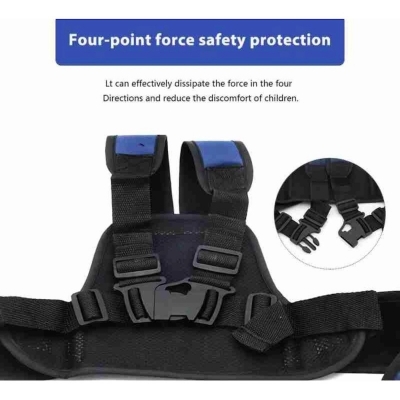 Picture of Palay Kids Safety Belt For Two Wheeler With Reflective Strips Seat Belt For Children Baby Carrier - Black