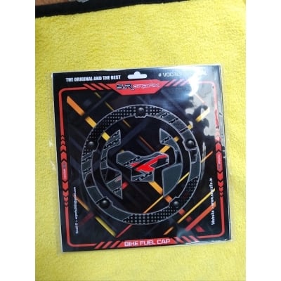 Picture of Suzuki Gixxer And Sf New Model Tank Caps Sticker Full Metal - Blue