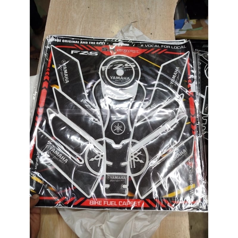 Picture of Yamaha V2 And V3 Full Set Tank Pad Ambos - Black