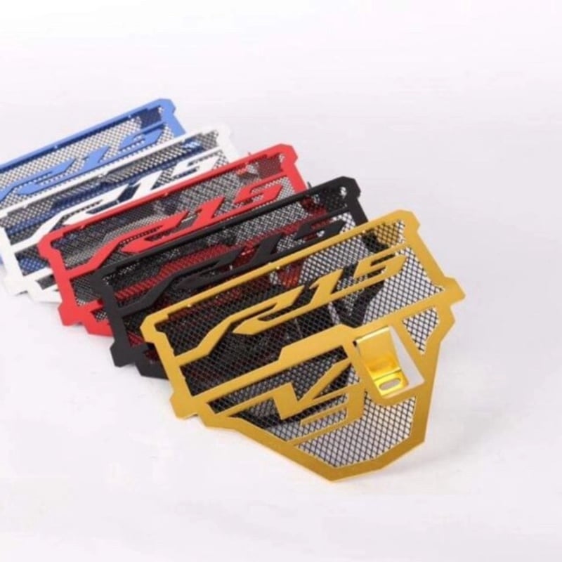Picture of Yamaha R15 V3 Radiator Guard Motorcycle Soft Aluminum Radiator Guard Grille Protector Bezel Cover Water Tank Shield Accessories