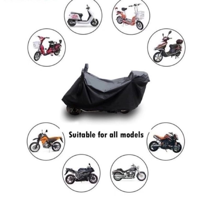 Picture of Waterproof Bike Cover Bike Rain Cover Anti Dust Rain Uv Protection -  Black