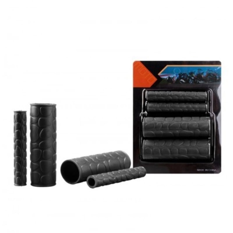 Picture of Universal Motorcycle Handlebar Grip Brake Clutch Lever Cover Protector Soft Rubber Bar Brake Handle Silicone Sleeve