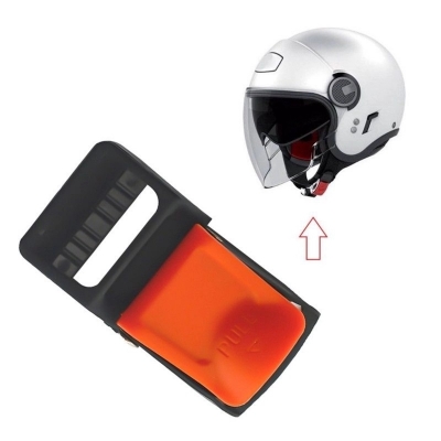 Picture of Helmet Lock Speed ​​Clip Buckle Chin Strap 2 Set Quick Release Buckle -  Black