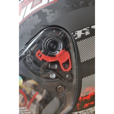 Picture of Studded Thunder Helmet Visor Lock -  Black