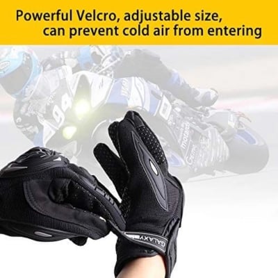 Picture of Suomi Full Finger Hang Gloves Su-33 (Size-2XL) - Black
