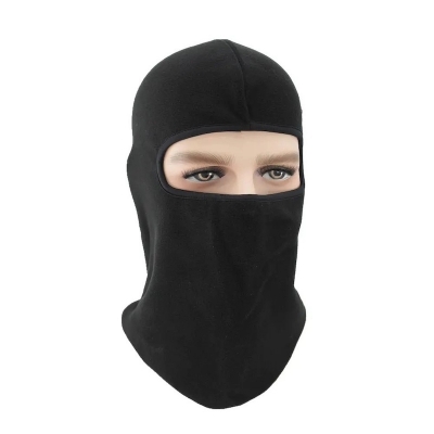 Picture of Winter Ski Mask Windproof Fleece Thermal Full Face Mask For Men Women - Black