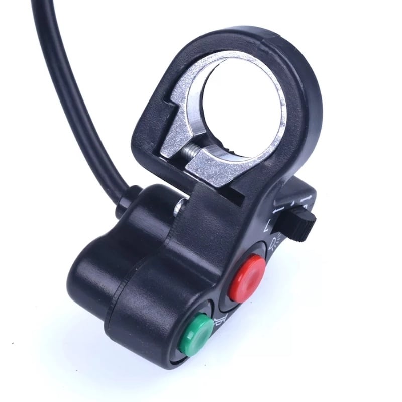 Picture of Motorcycle Handlebar Switch Electric Bike Scooter Horn Turn Signals On/Off Button Light Switch