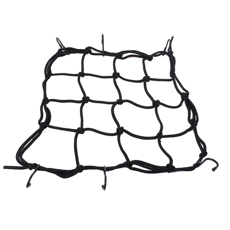 Picture of Universal Bungee Cargo Net Motorbike Helmet Mesh Storage Motorcycle Helmet Bungee Luggage Hold Down Storage Cargo Organizer Net