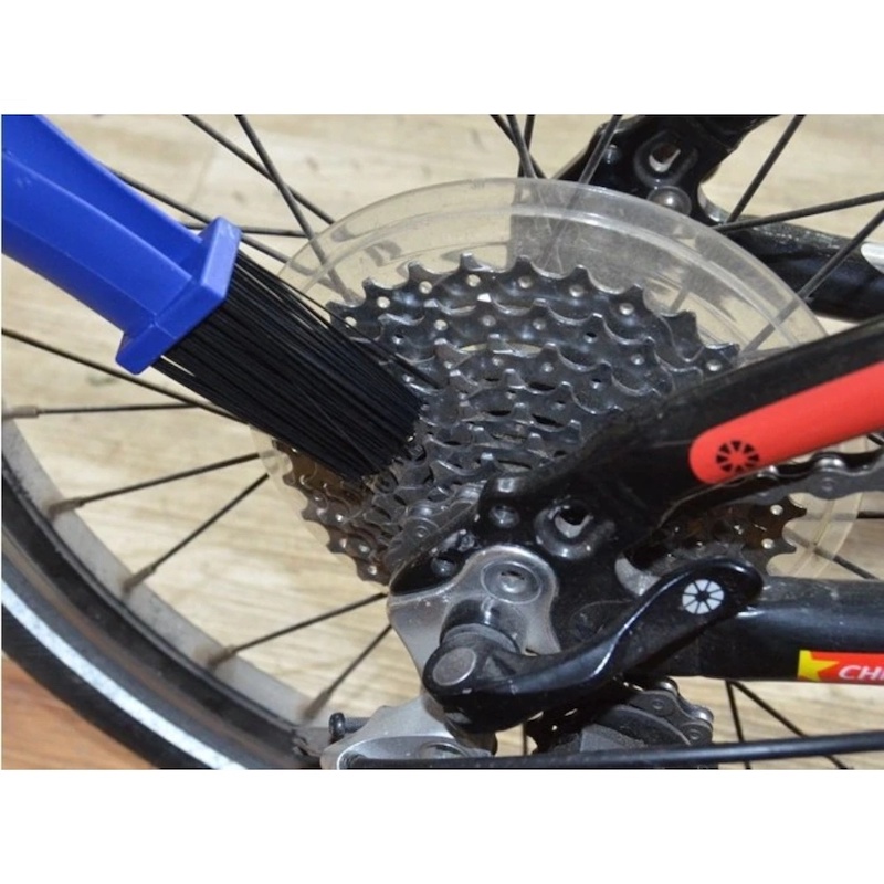 Picture of Motorcycle / Bicycle Bike Chain Cleaner Dirt Remover Cleaning Brush Tool
