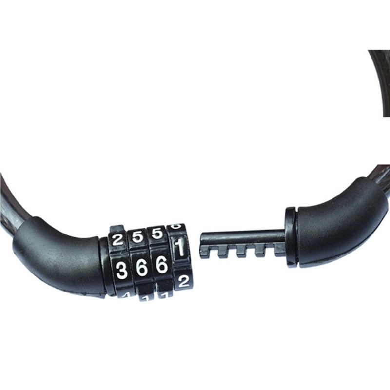 Picture of Helmet Lock - 4 Digit Combination Password Security China -  Black