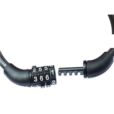 Picture of Helmet Lock - 4 Digit Combination Password Security China -  Black