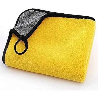 Picture of Microfiber Cleaning Towels, Sew Edge, Edgeless All Working Car And Bike Cleaning Towels - Blue