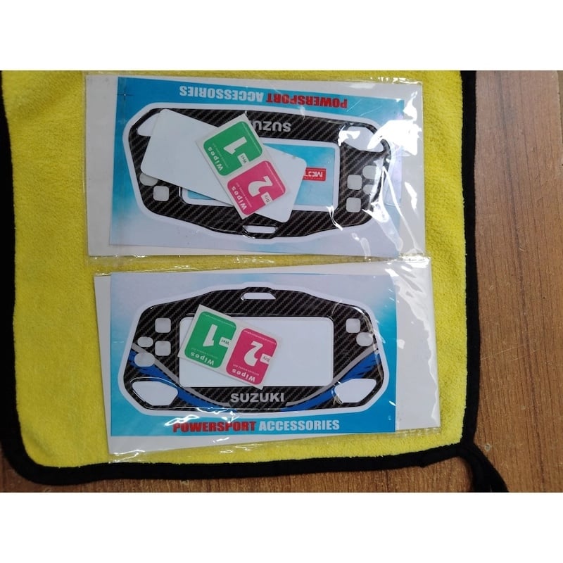 Picture of Suzuki Gixxer And Sf New Model Meter Protector Ambos Sticker - Red