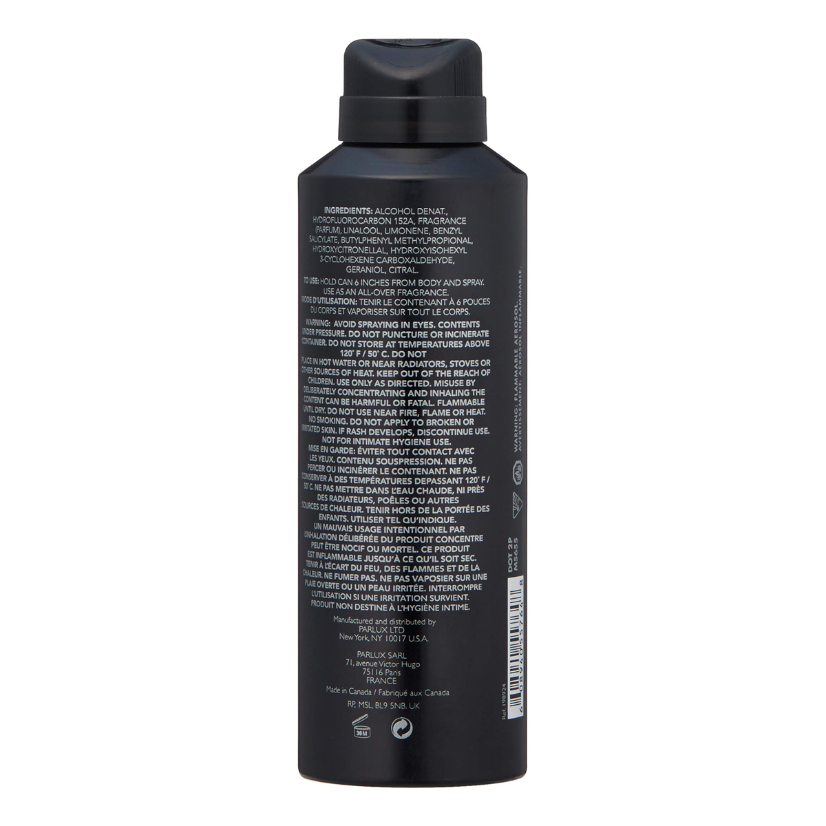 Picture of Kenneth Cole Black Body Spray 170 g  for Men 