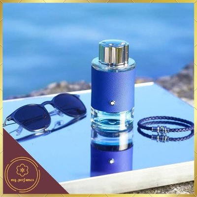 Picture of Mont Blanc Explorer Ultra Blue EDP 4.5 ml for Men (Mini Perfume) Blue