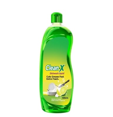 Picture of Clean-X Antigrease Lemon Dishwash Liquid - Green - 500gm