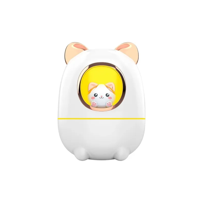 Picture of Mini Cartoon Humidifier Office Bedroom Desktop Humidifier with Ambient Light USB Rechargeable Humidifier Aromatherapy Diffuser