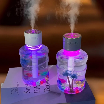 Picture of Humidifier,Smart Car Air Freshener Diffuser with Colourful Lights and Various Spray Modes for Car Office Home