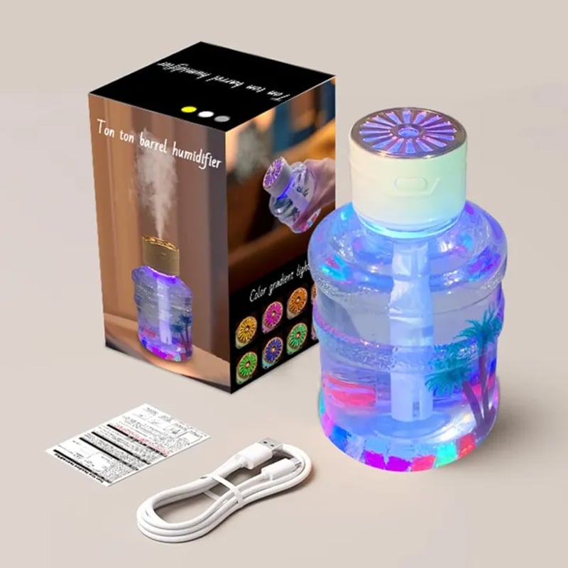 Picture of Humidifier,Smart Car Air Freshener Diffuser with Colourful Lights and Various Spray Modes for Car Office Home
