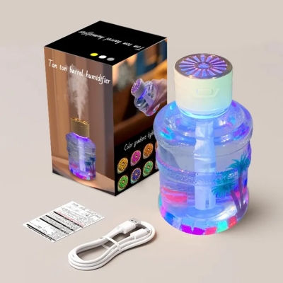 Picture of Humidifier,Smart Car Air Freshener Diffuser with Colourful Lights and Various Spray Modes for Car Office Home