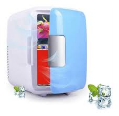 Picture of Mini Fridge/Car Cooler/Medicine Fridge/Fridge for car& long drive/Fridge for keeping drinks and chocolate/Portable Mini Fridge Color-01 White
