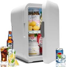 Picture of Mini Fridge/Car Cooler/Medicine Fridge/Fridge for car& long drive/Fridge for keeping drinks and chocolate/Portable Mini Fridge Color-01 White