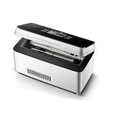 Picture of Portable Refrigerator Freeze Case Mini Insulin Cooler Insulated Box Reefer Car Constant Temp 2-8℃ Organizer Storage for Travel Color-01 White