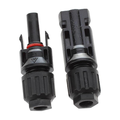 Picture of MC4 SOLAR CONNECTORS 1 PAIR - YRO MC4 30A 1000V Solar Connector for PV Systems Color-(1Pak=2 Pcs)