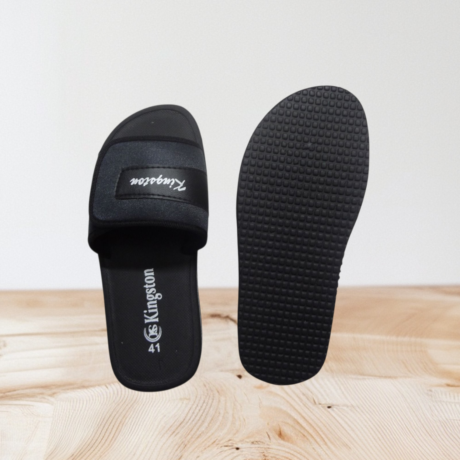 Picture of Budget Men’s & Women Slides – Soft Fabric Upper & EVA Sole | Stylish Daily Wear Sandals – Only Tk 360 Black
