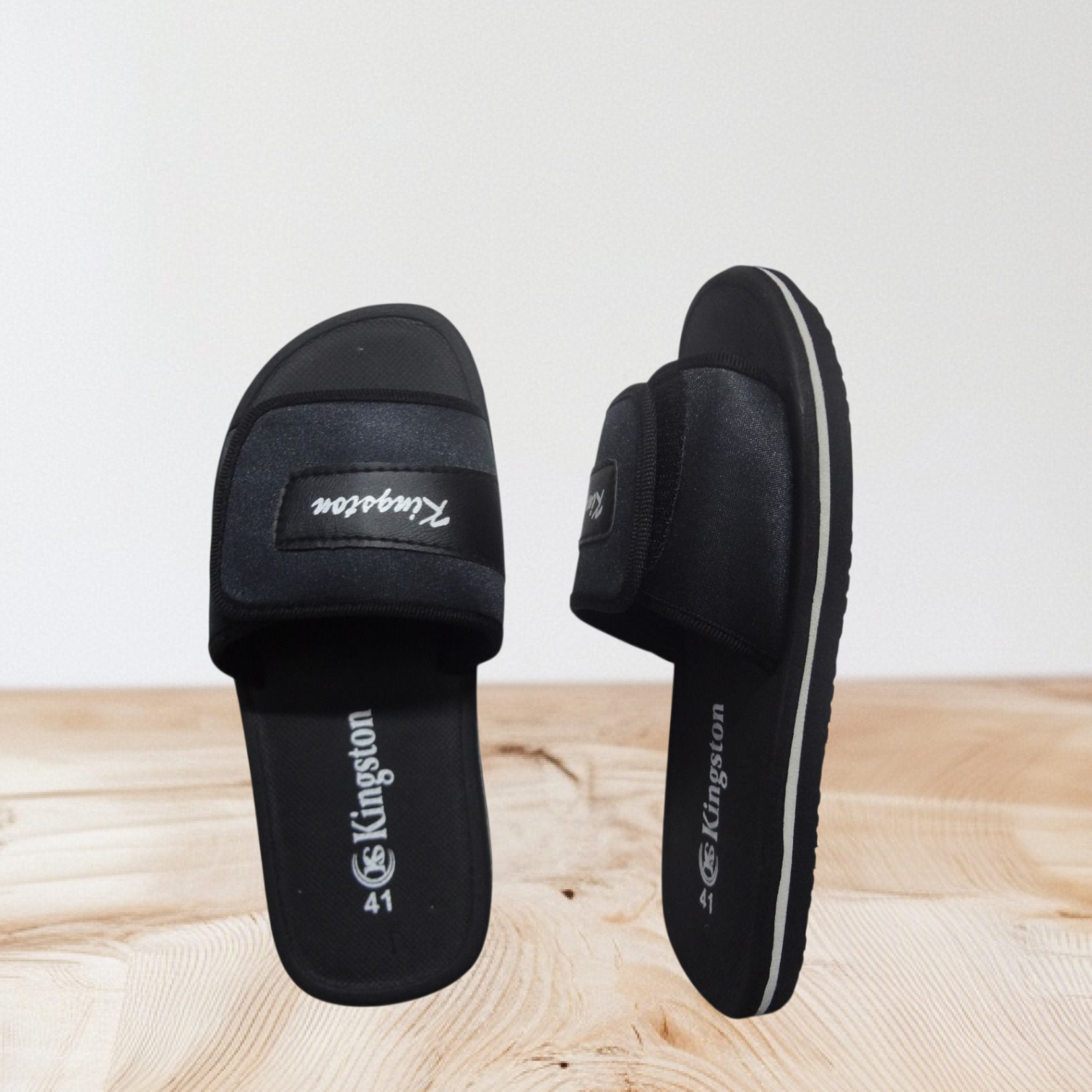 Picture of Budget Men’s & Women Slides – Soft Fabric Upper & EVA Sole | Stylish Daily Wear Sandals – Only Tk 360 Black