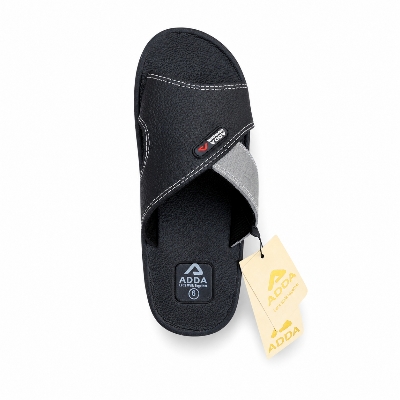 Picture of Adda Men’s Classic Sandal – Comfortable Slip-On Footwear with EVA Footbed & Rubber Sole | DeshiWalk BD Black
