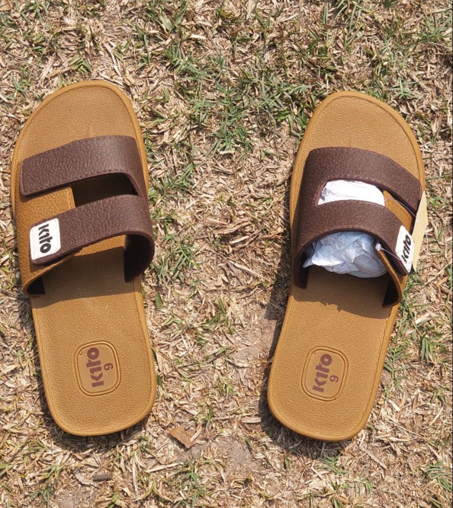 Picture of Kito Double Strap Men's Sandals | Anti-Slip, Water Resistant, Comfortable Slippers BD Brown