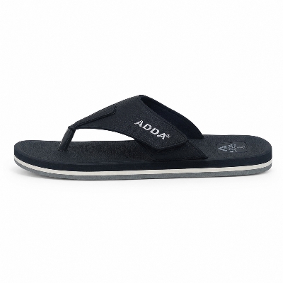 Picture of Adda Unisex EVA Flip Flops – Black | Anti-Slip, Lightweight, Comfortable Sandals | Black