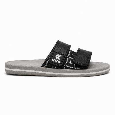 Picture of Kito Men’s Slide Sandals Soft Sole Comfortable Slippers Anti-Slip Casual Outdoor Bathroom Sandal for Men 