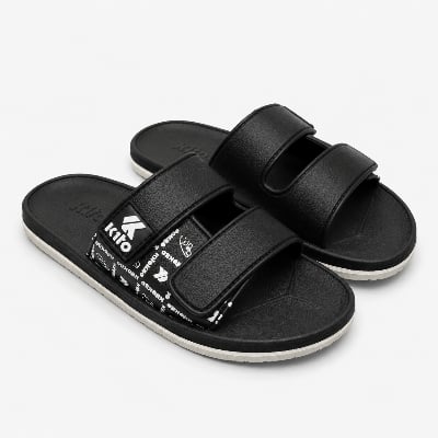 Picture of Kito Men’s Slide Sandals Soft Sole Comfortable Slippers Anti-Slip Casual Outdoor Bathroom Sandal for Men 