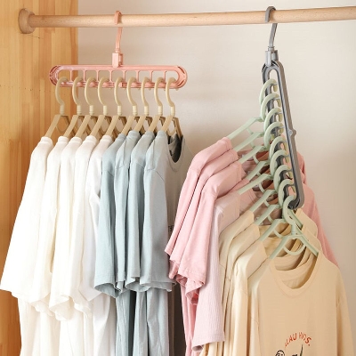 Picture of Folding Magic Cloth Hanger Space Saving Multicolor 