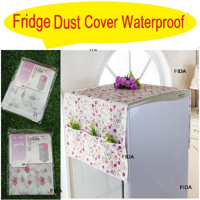 Picture of Fridge Dust Cover With Storage Bags Multicolor 