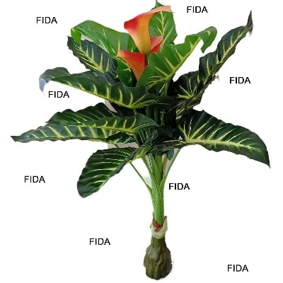 Picture of Artificial Real touch natural plant fake tree Home Office Decore Green 