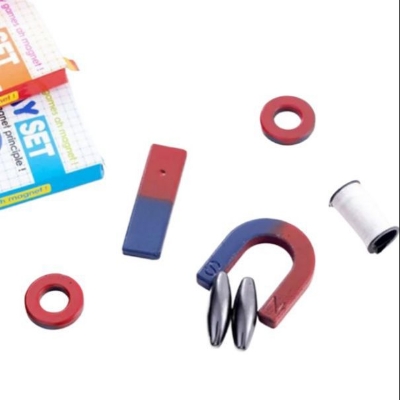 Picture of Kids Educational Magnet Set With Bar Ring U-shaped Magnets Science Experiment Kits Physics Labs for School Multicolor 