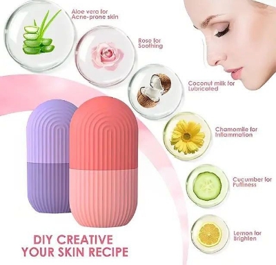 Picture of Ice Roller for Neck, Face & Eyes - Massager for Reducing Puffiness  